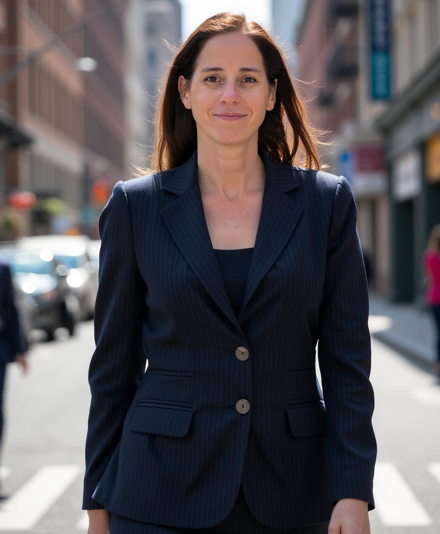 Emily Lewis-Pinnell speaking at a technology conference